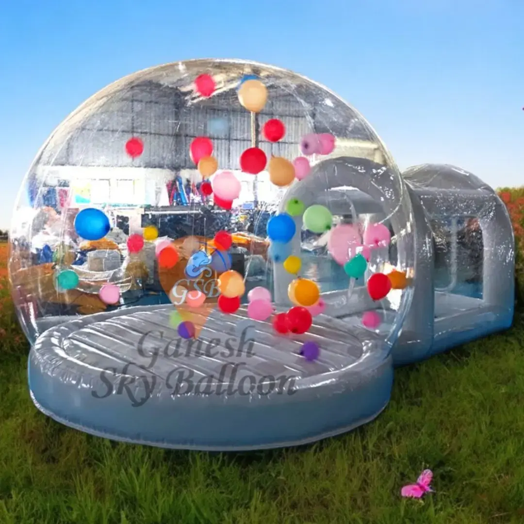 PVC Bubble House Inflatable, Transparent Tent | 10x16 Feet (Half Bed)