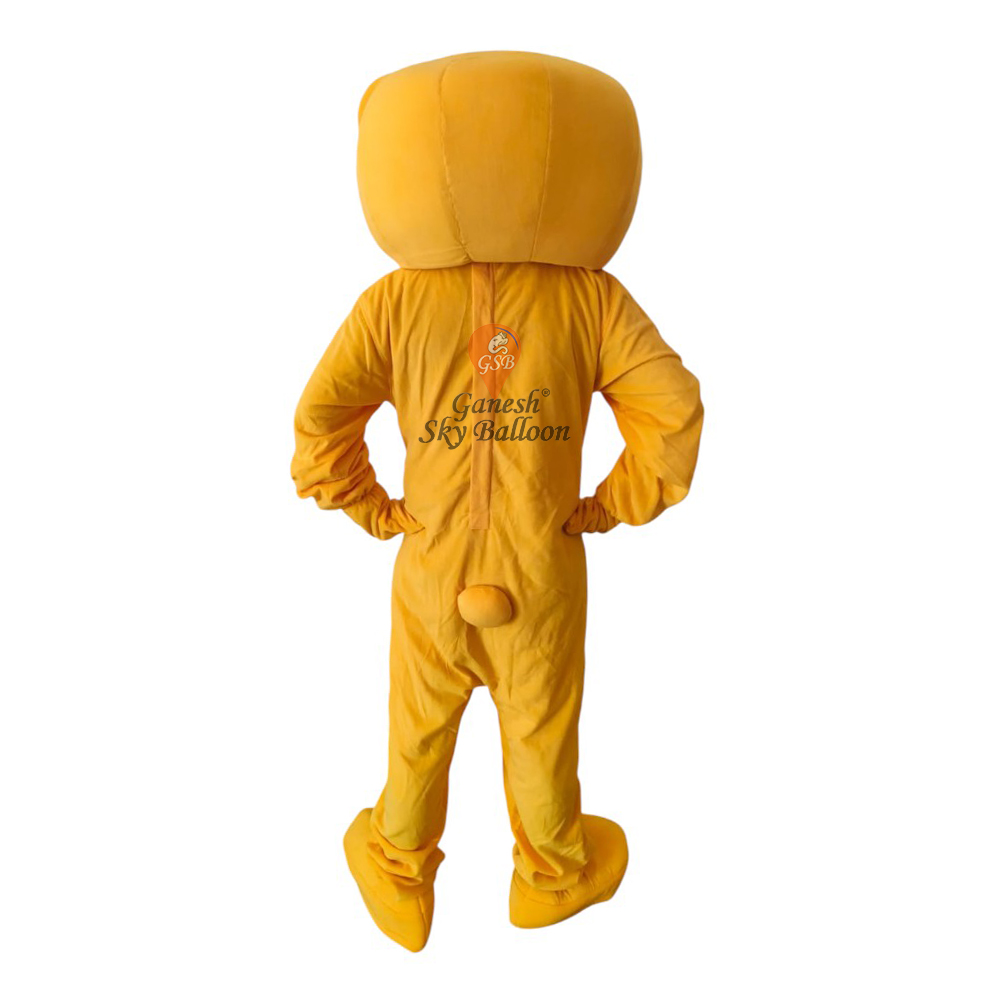 Yellow Teddy Mascot Costume