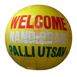 Sky Advertising Balloons, Hydrogen Gas Balloon, 10 Feet