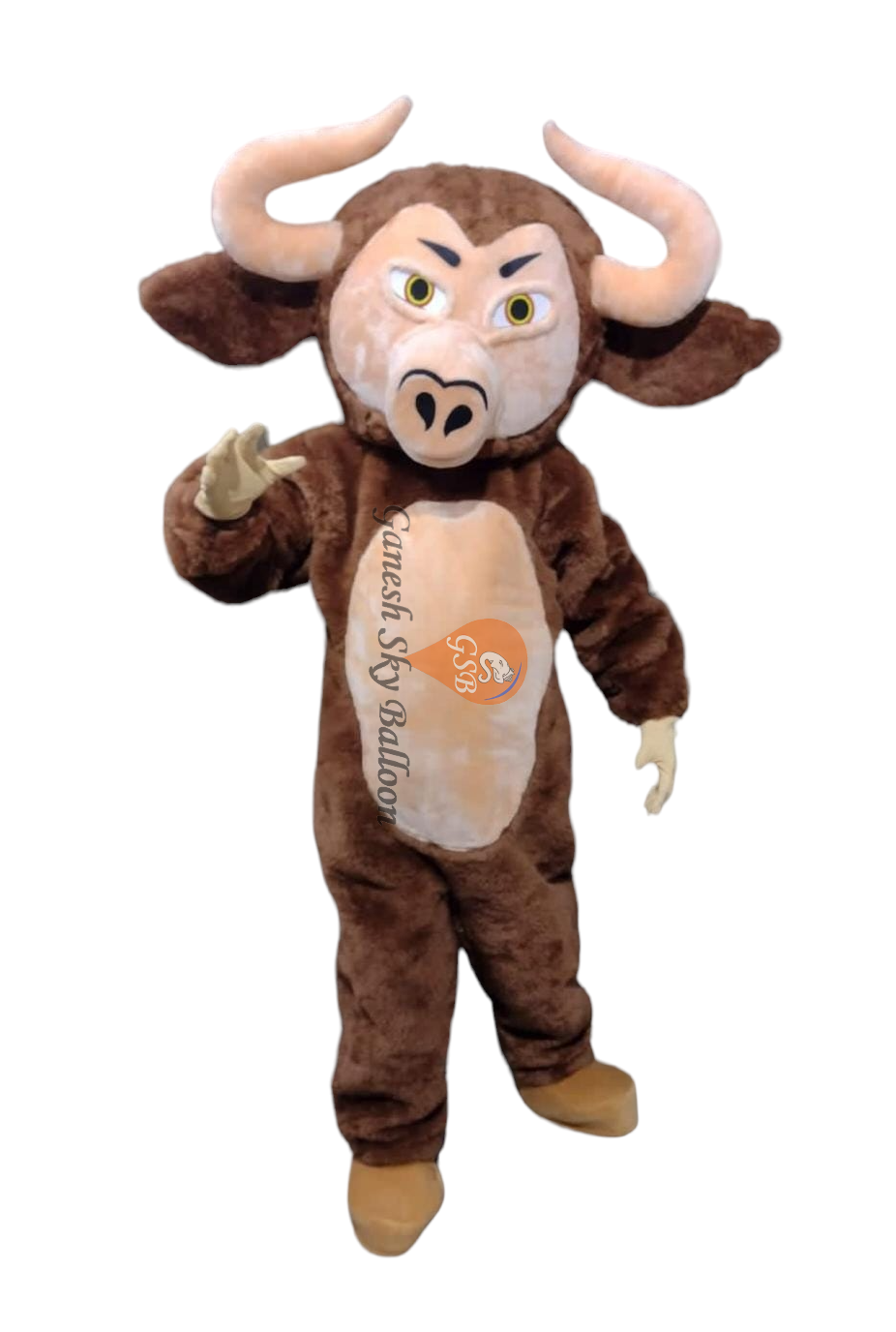 Teddy Bear Mascot Costume Character Bull