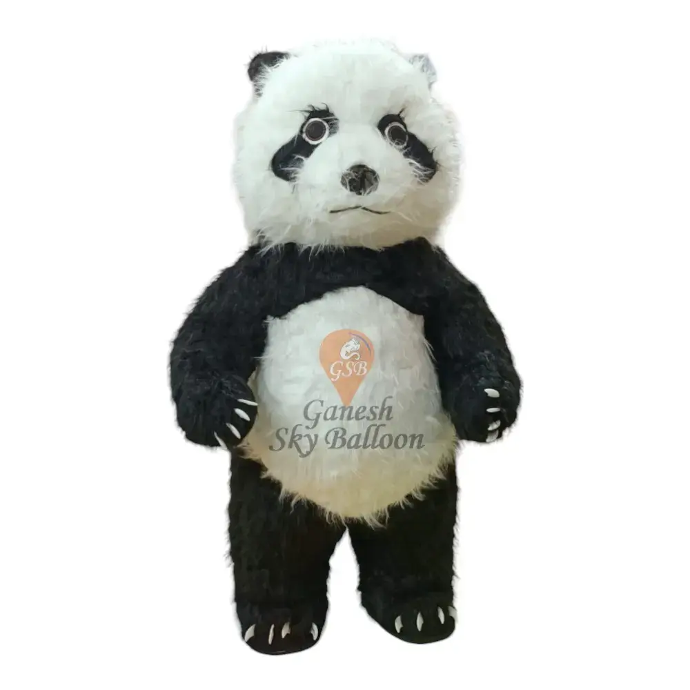Panda Fur Mascot Costume