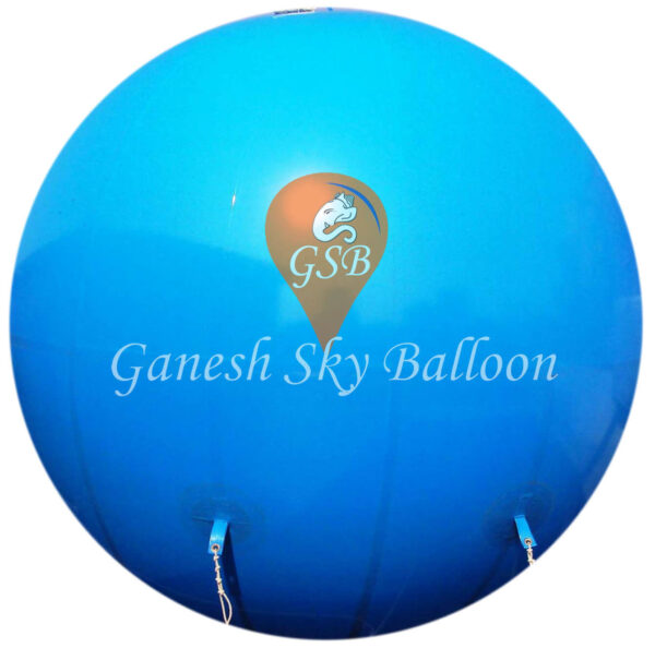Blue Advertising Balloon
