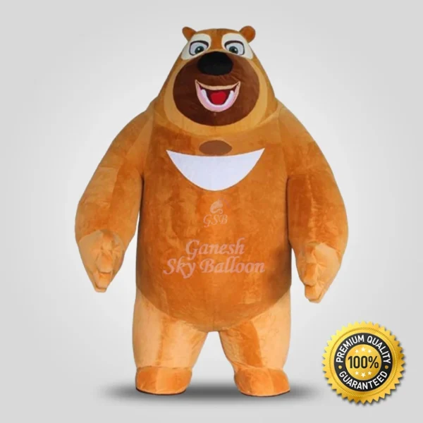 Bear Cartoon Walking Mascot Costume