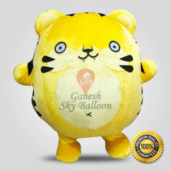 Big Yellow Cat Mascot Costume