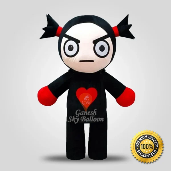 Pucca Plush Girl Doll Mascot Costume