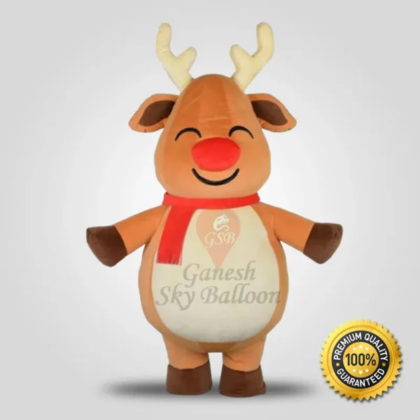 Reindeer Furr Mascot Costume