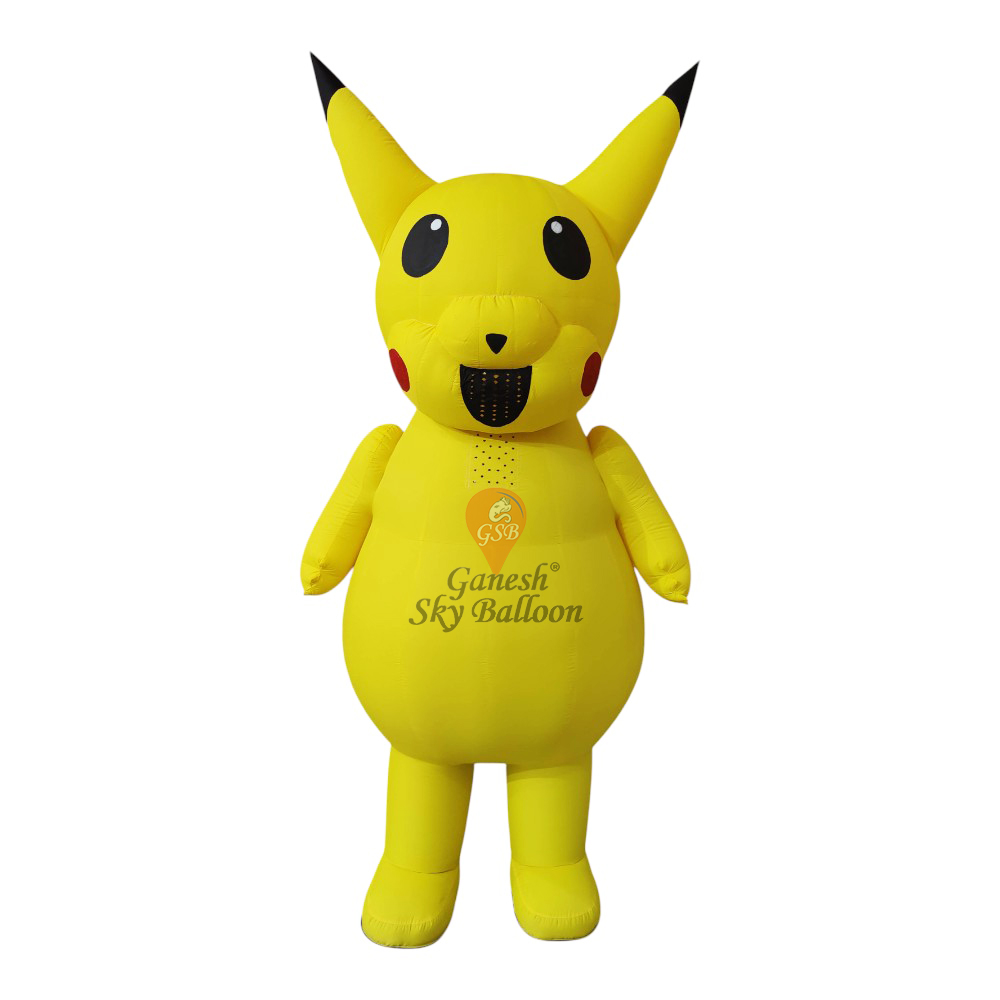 Pikachu Cartoon Character Inflatable Walking
