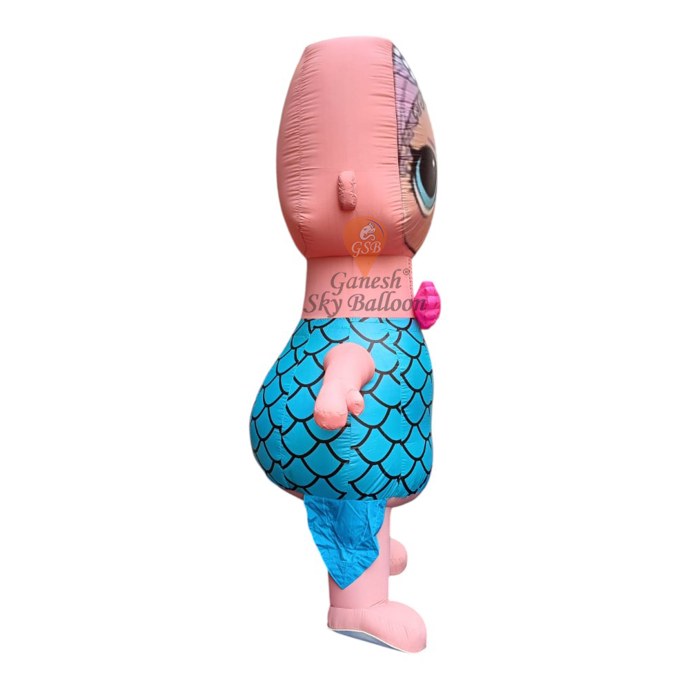 Doll Cartoon Character Inflatable Walking