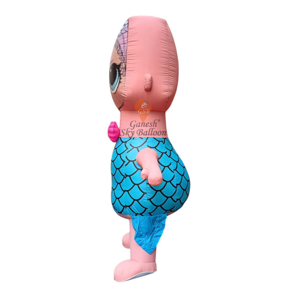 Doll Cartoon Character Inflatable Walking