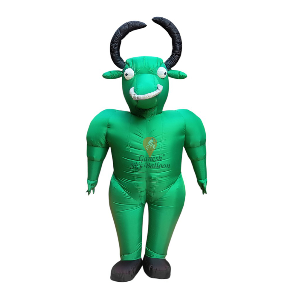 Walking Air Inflatable Character Bull
