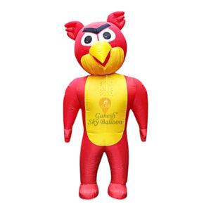 Angry Bird Cartoon Character Walking