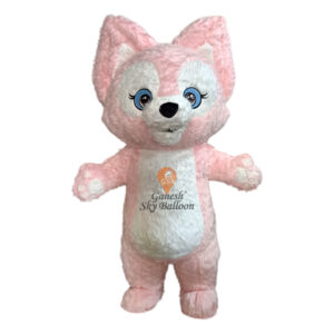 Inflatable Fur Mascot Cute Fox
