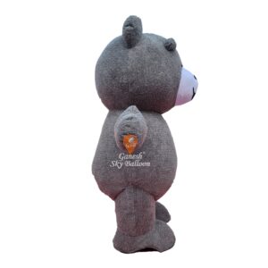 Fur Mascot Teddy Bear Grey