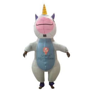 Walking Air Inflatable Character Unicorn
