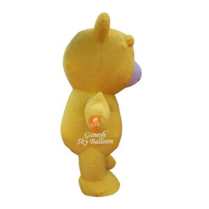 Fur Mascot Teddy Bear Yellow