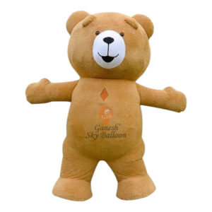 Inflatable Teddy Bear Fur Mascot Costume