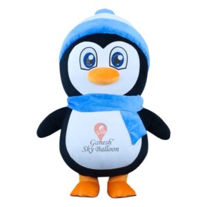 Penguins Inflatable Fur Mascot Costume