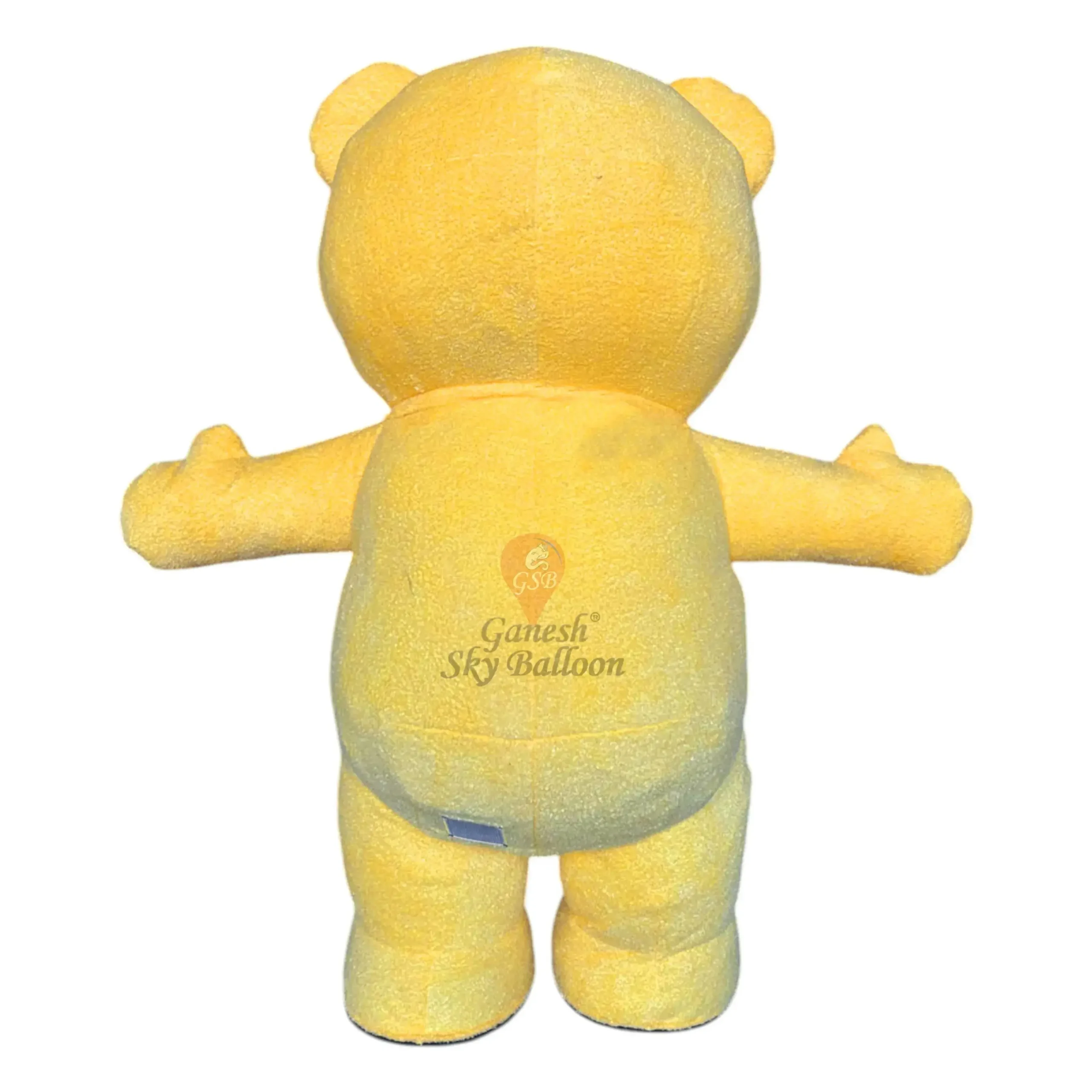 Fur Mascot Teddy Bear Yellow