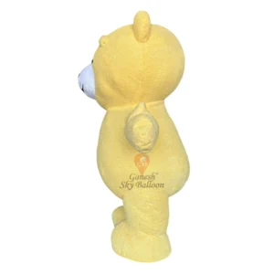 Furr Mascot Teddy Bear Yellow