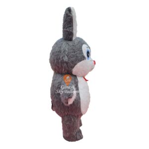 Inflatable Rabbit Fur Mascot Costume