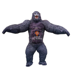 Inflatable Fur Mascot Costume Gorilla