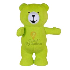Furr Mascot Teddy Bear Green