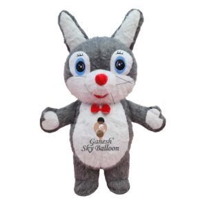Inflatable Rabbit Fur Mascot Costume