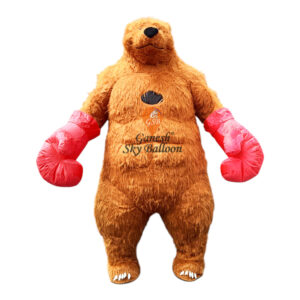 Fur Mascot Costumes Boxing Character