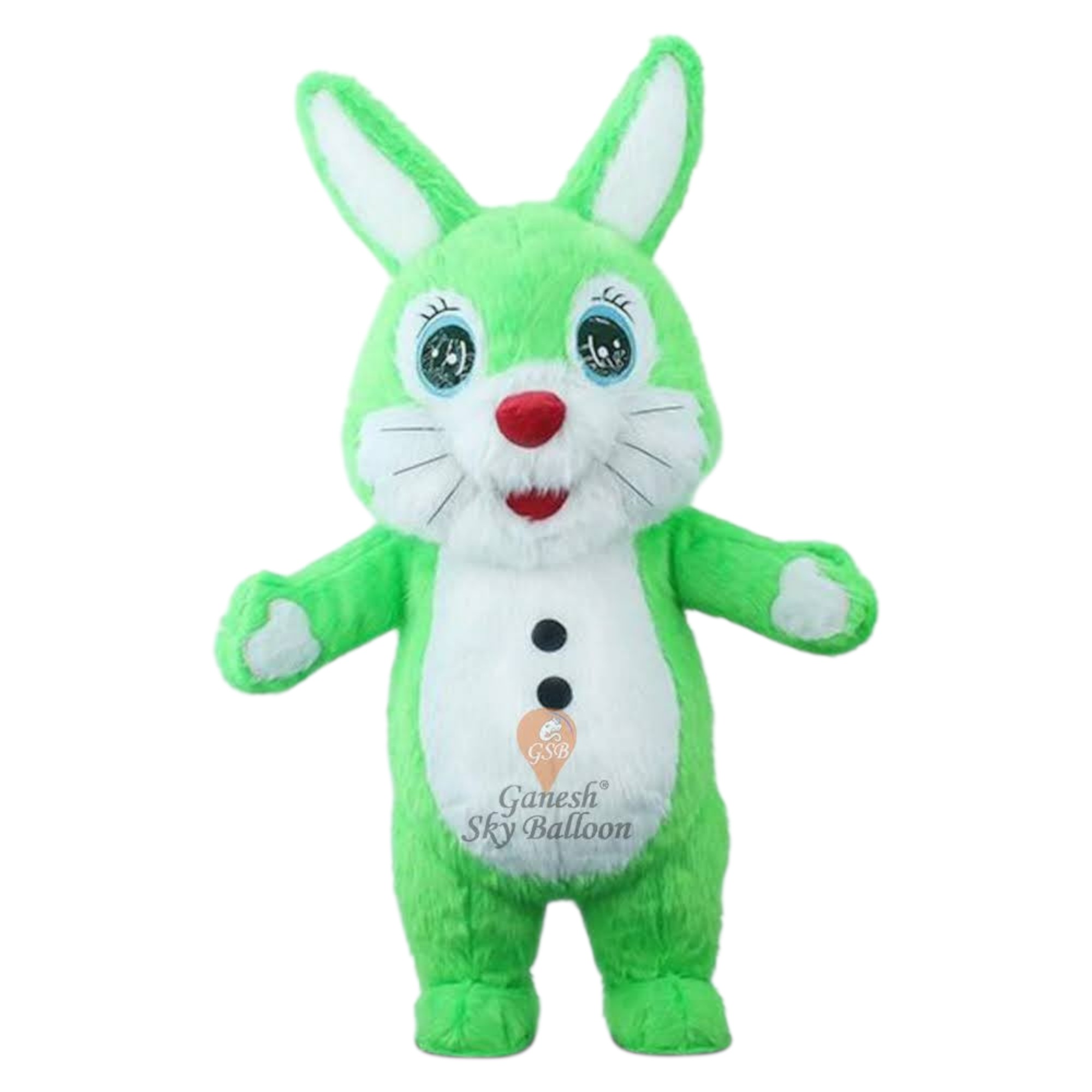 rabbit inflatable furr mascot costume