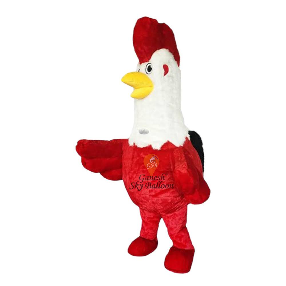 Chicken Fur Mascot Costume