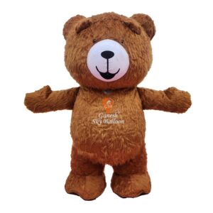 Fur Mascot Teddy Bear Brown