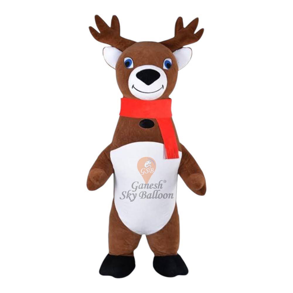 reindeer furr mascot costume