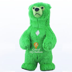 Inflatable Fur Mascot Polar Bear