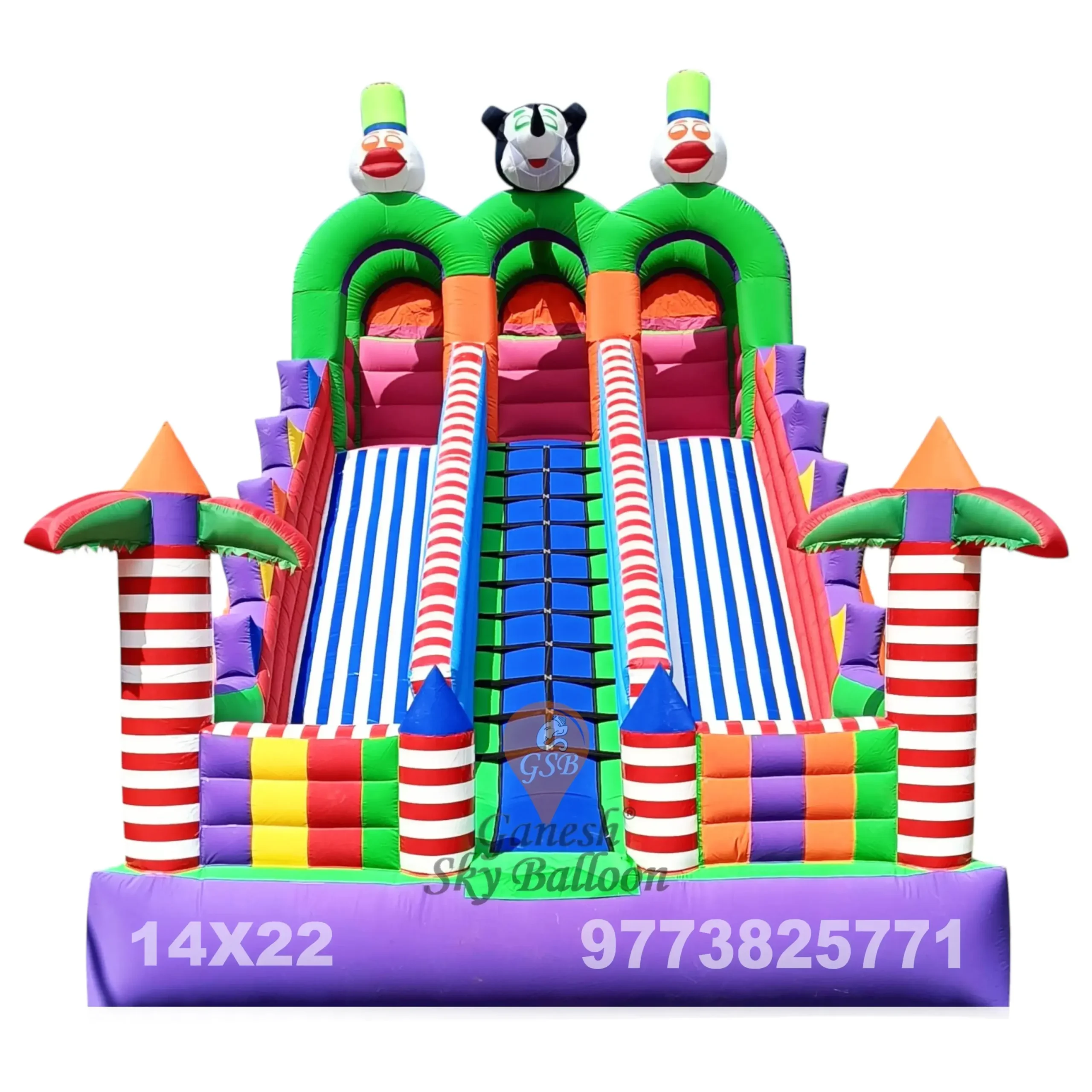 Inflatable Slide Bouncy 14x22 Feet