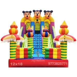 Inflatable Slide Bouncy For Kids Outdoor 12×18 Feet