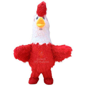 Fur Mascot Costume Hen