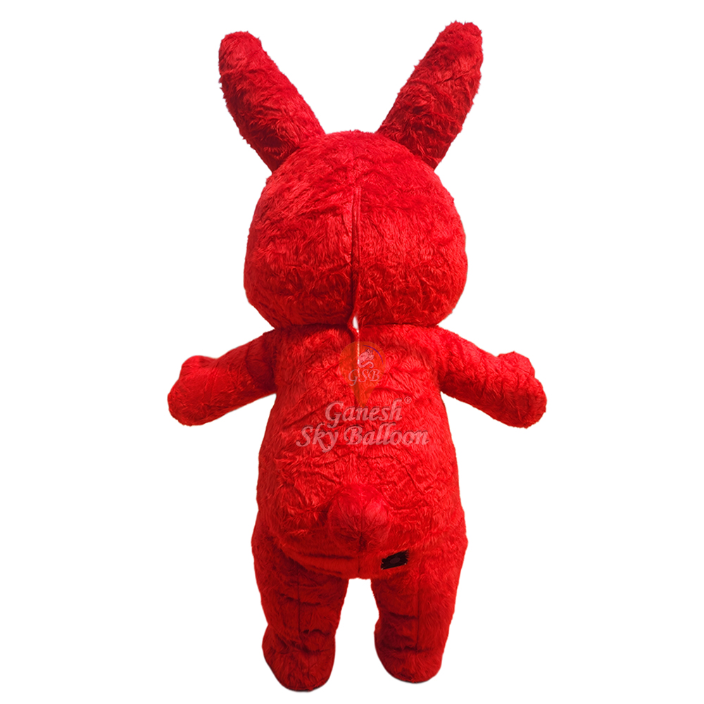 Inflatable Fur Mascot Costume Rabbit