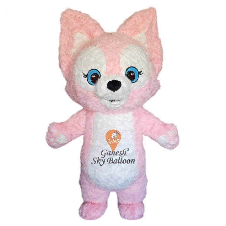 Inflatable Fur Mascot Costume Fox