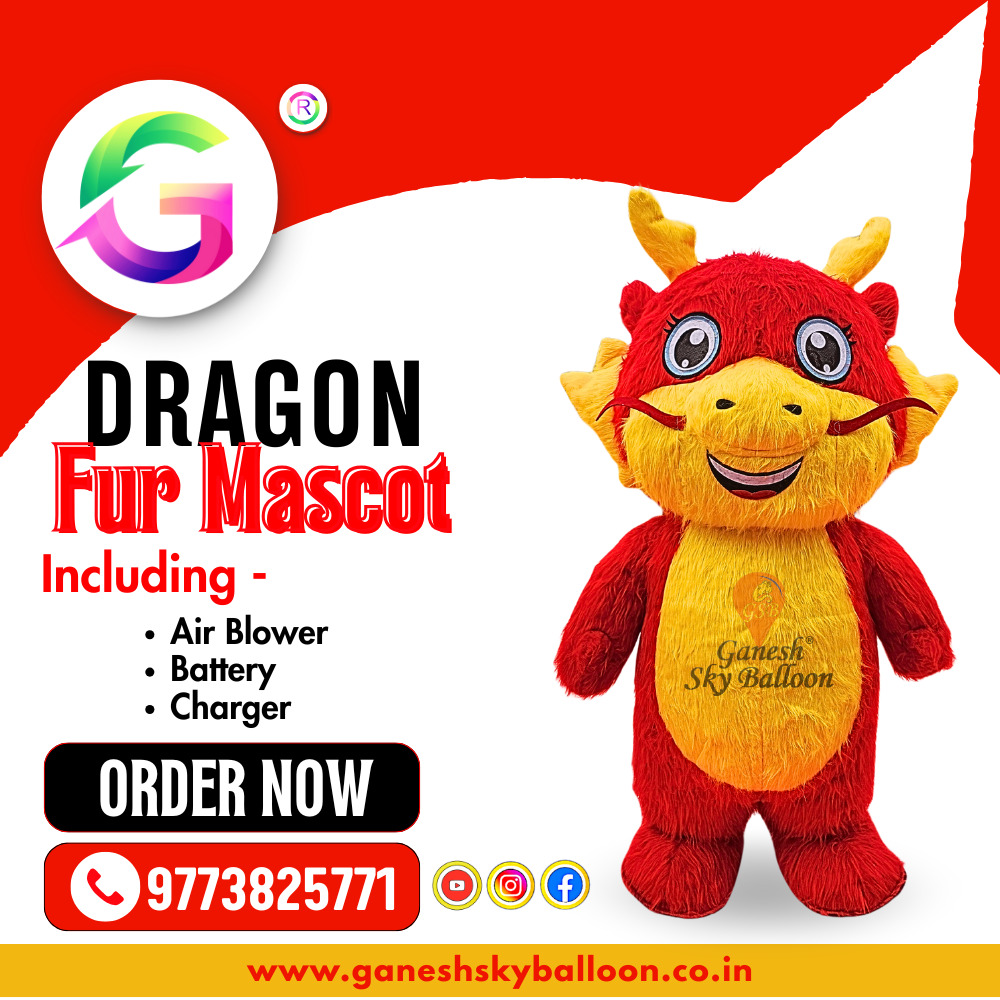 Dragon Fur Mascot Costume in Delhi