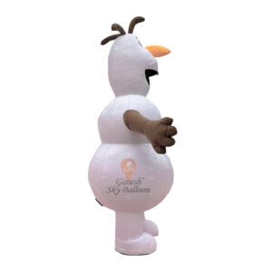 Olaf Inflatable Fur Mascot Costume