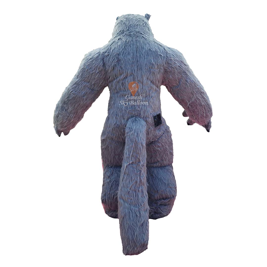 Wolf Inflatable Fur Mascot Costume